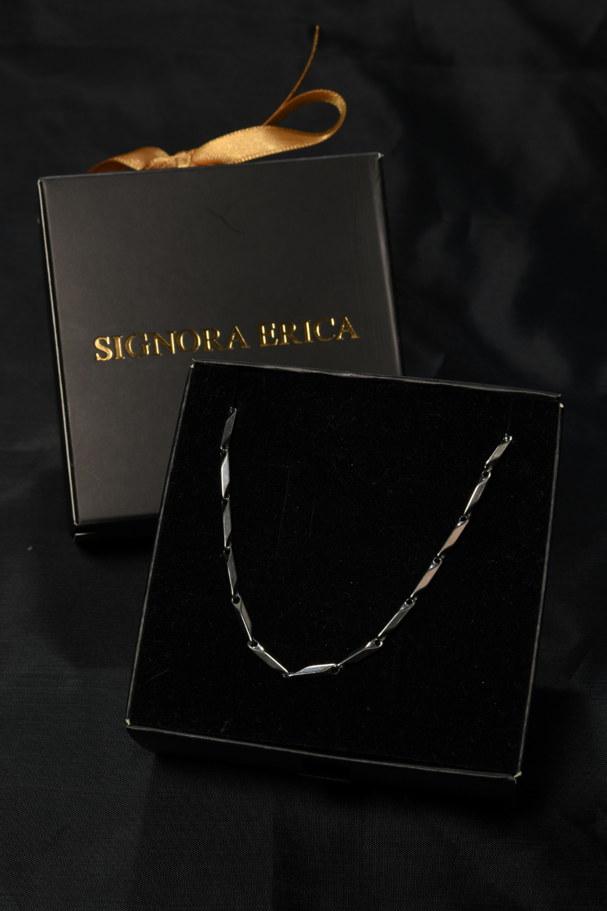 Kibrit Model Unisex Çelik Zincir Kolye 2 mm