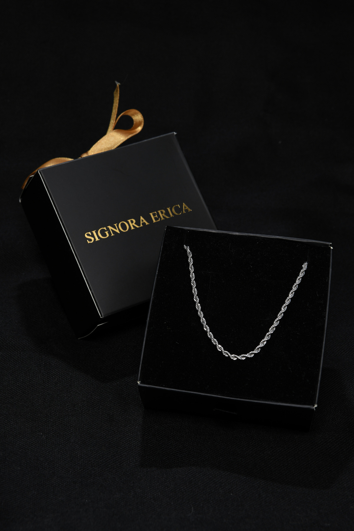 Burgu Model Unisex Çelik Zincir Kolye 2 Mm