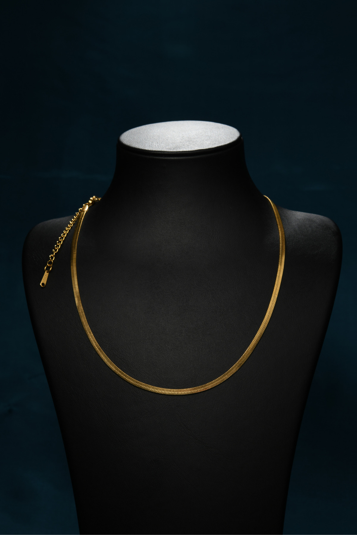 İtalyan Ezme Model Unisex Çelik Zincir Kolye 4 Mm