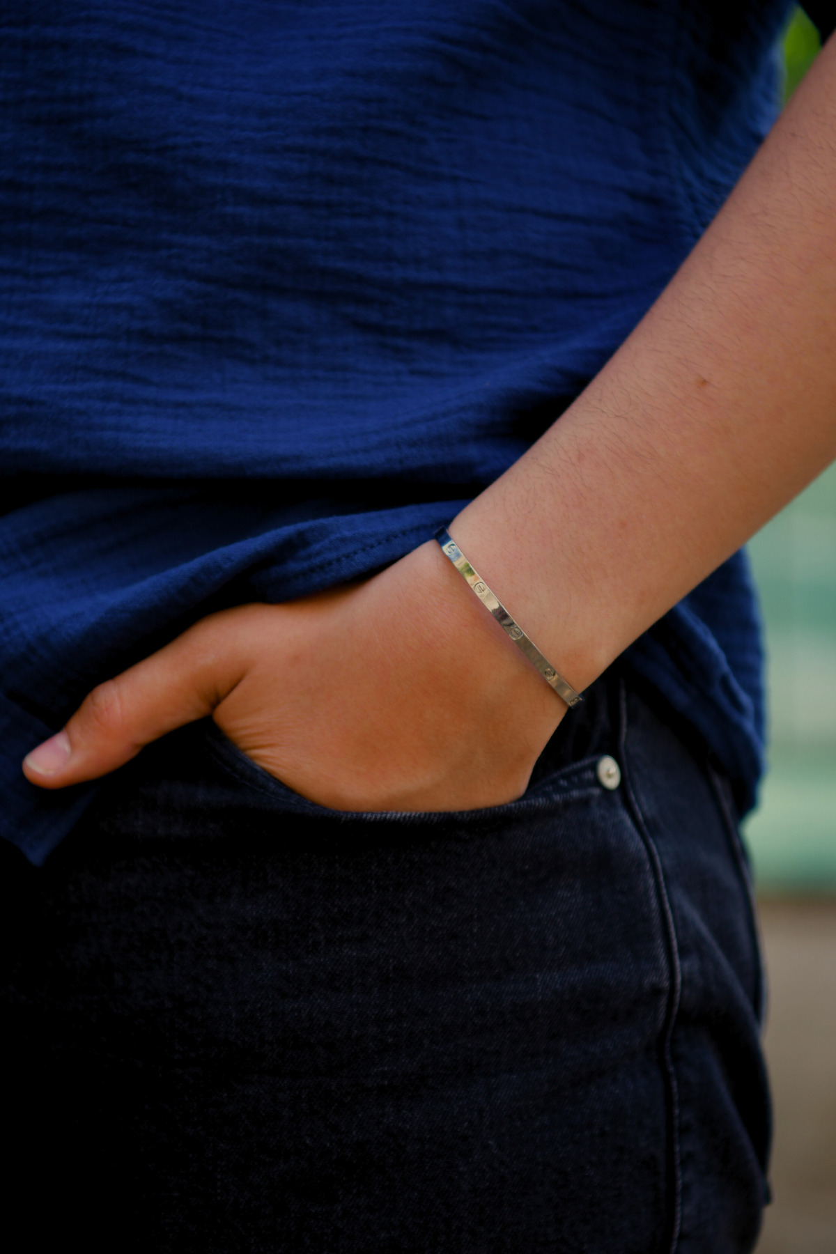 Vida Desenli Taşsız Kelepçe