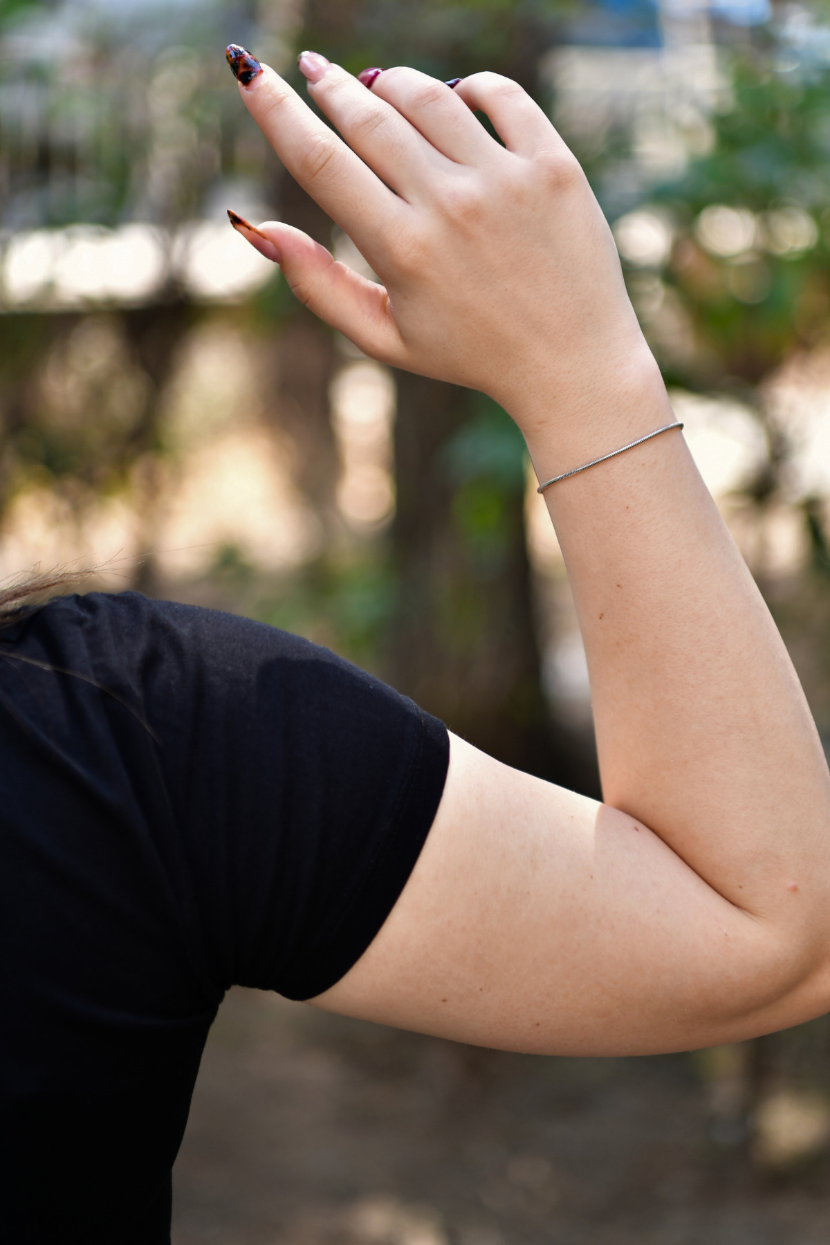 Yılan Model Unisex Çelik Zincir Bileklik