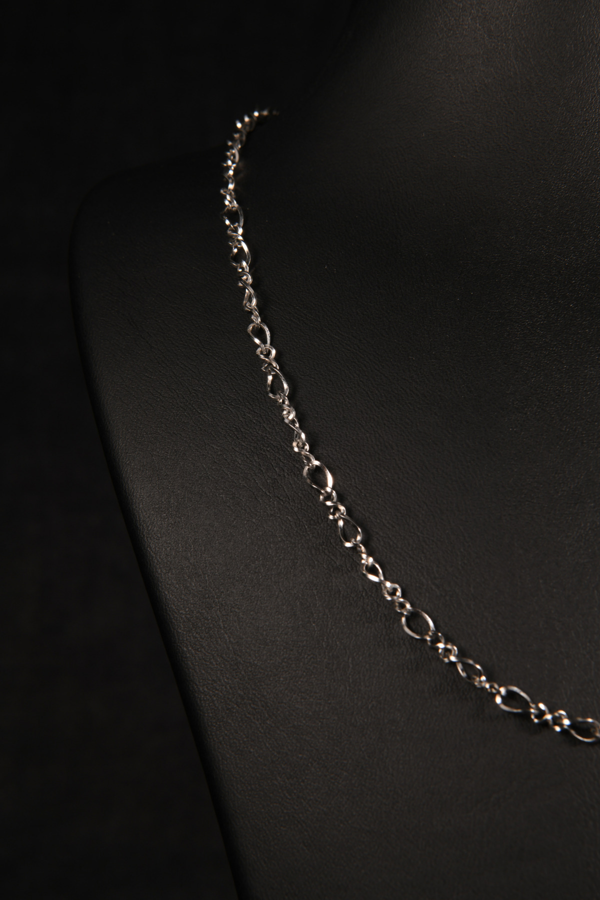 Minimal 2 Küçük 1 Büyük Sıralı Halka Model Erkek Çelik Zincir Kolye 3mm