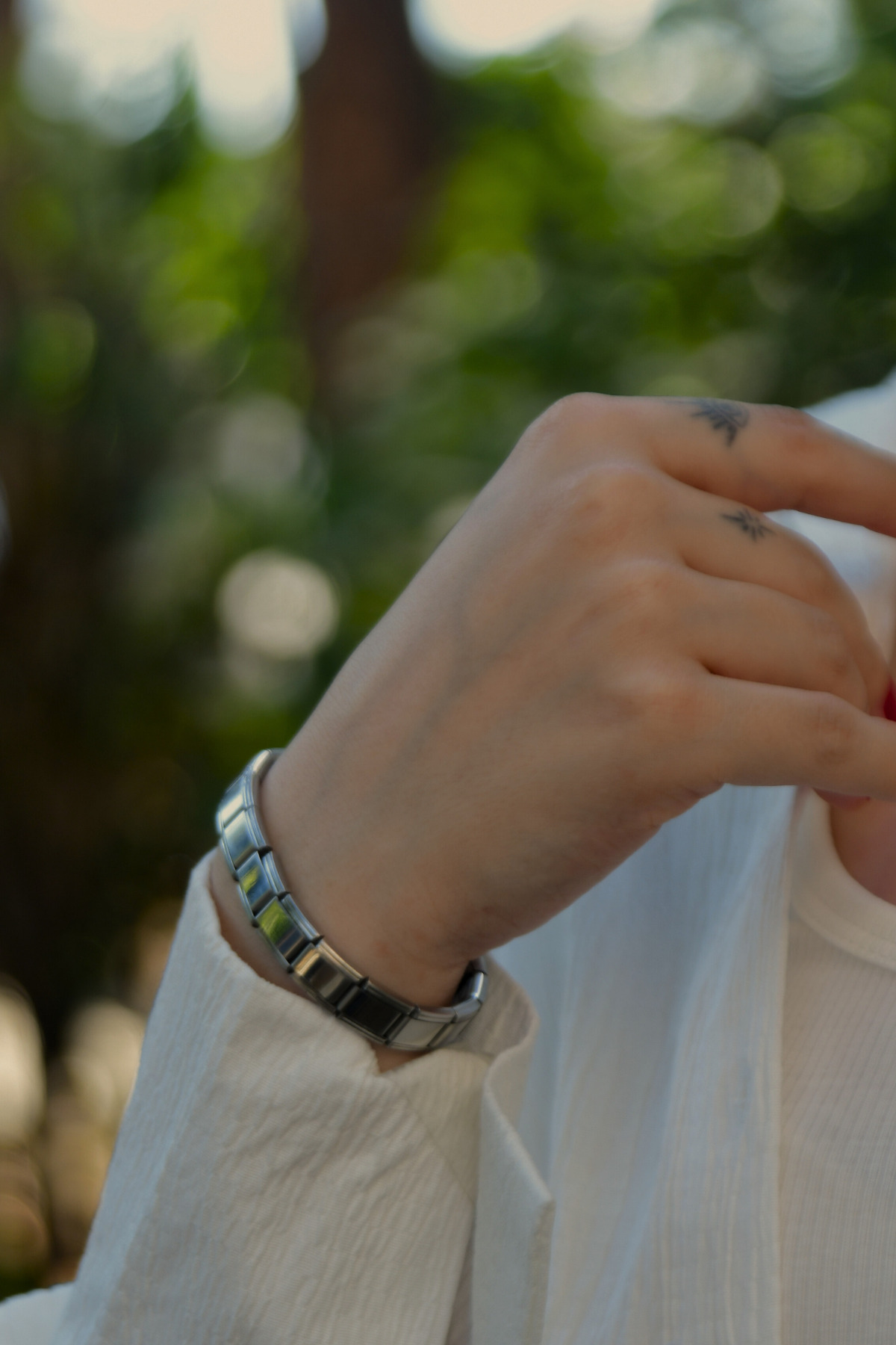 İtalyan Çelik Unisex Bileklik 8mm