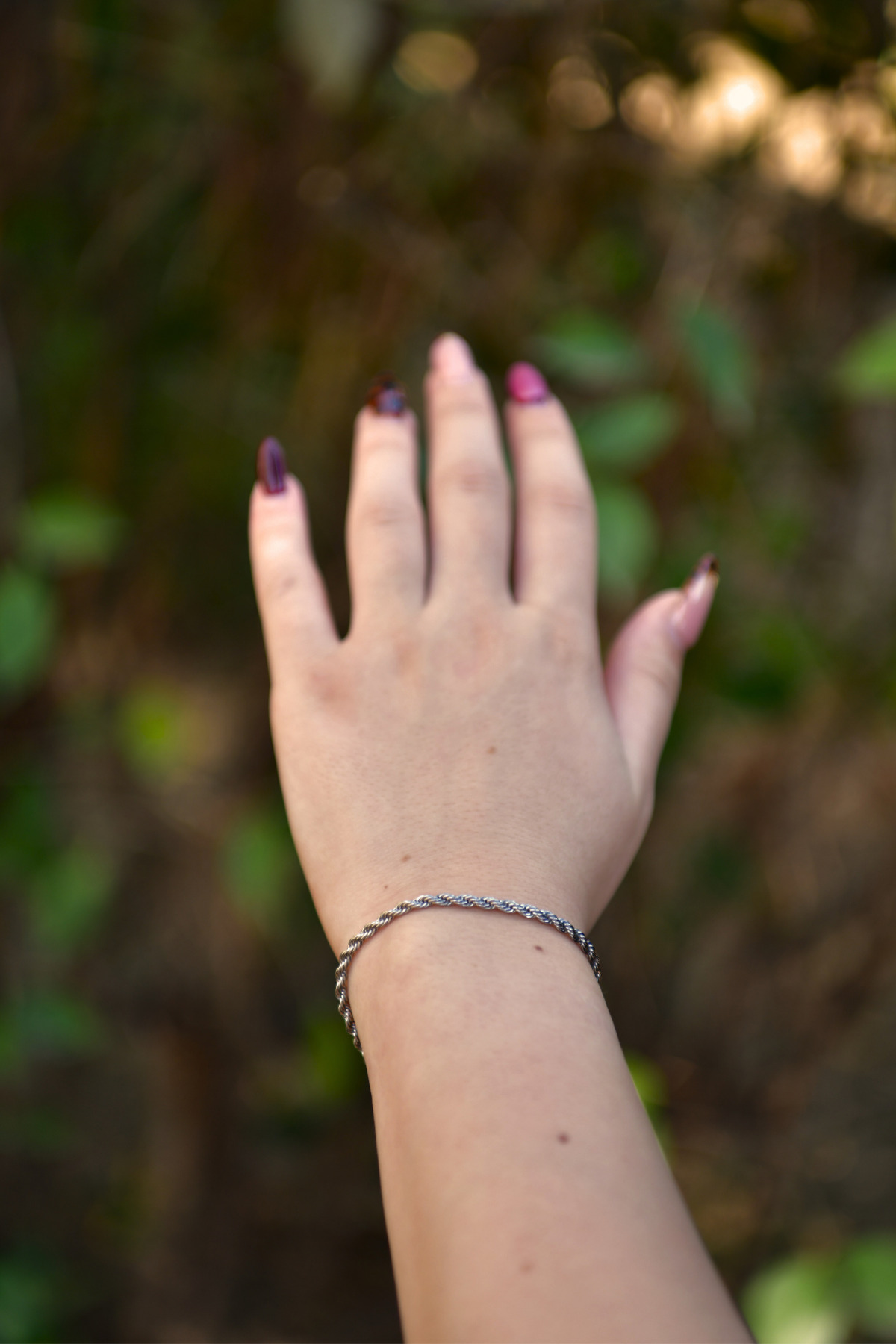 Burgu Model Unisex Çelik Zincir Bileklik 3 Mm