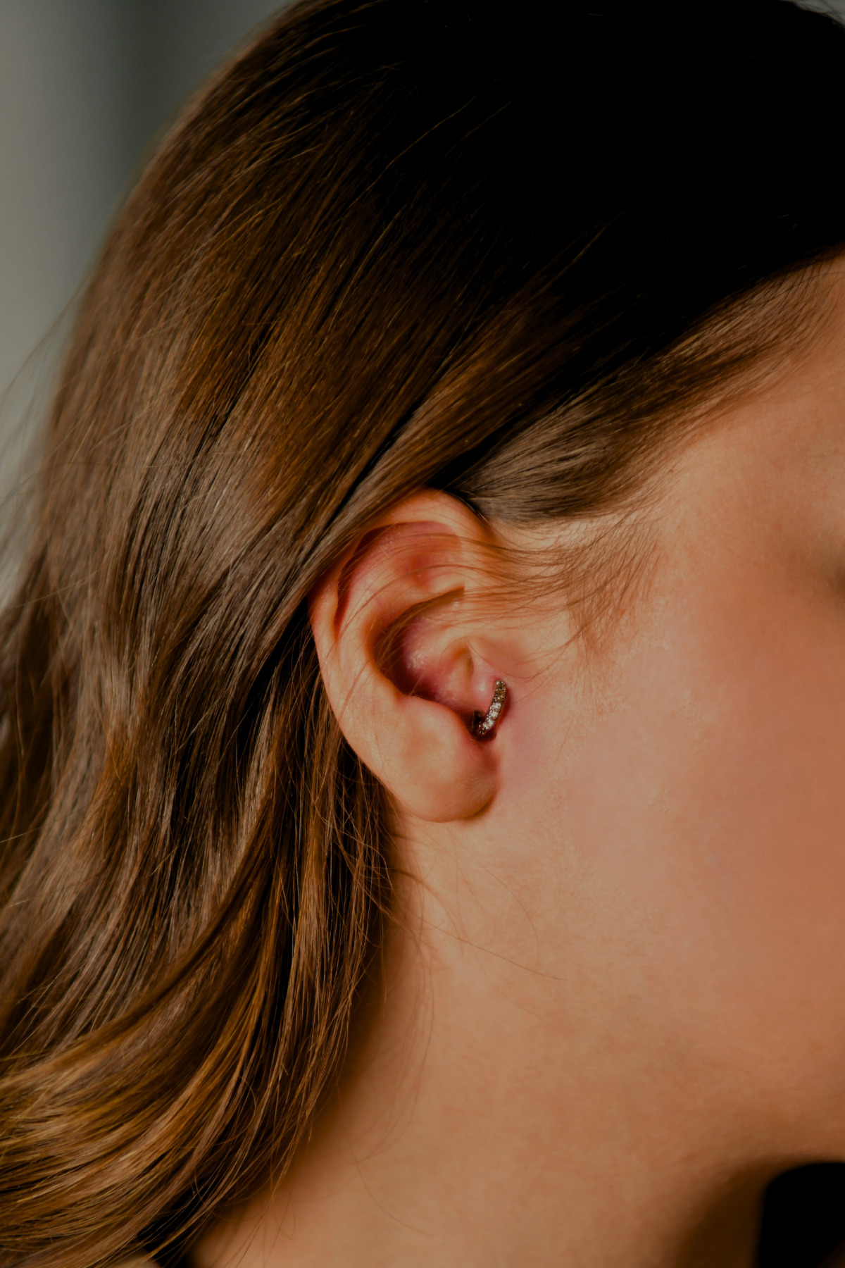 5 Sıra Taşlı Çelik Küpe/Piercing