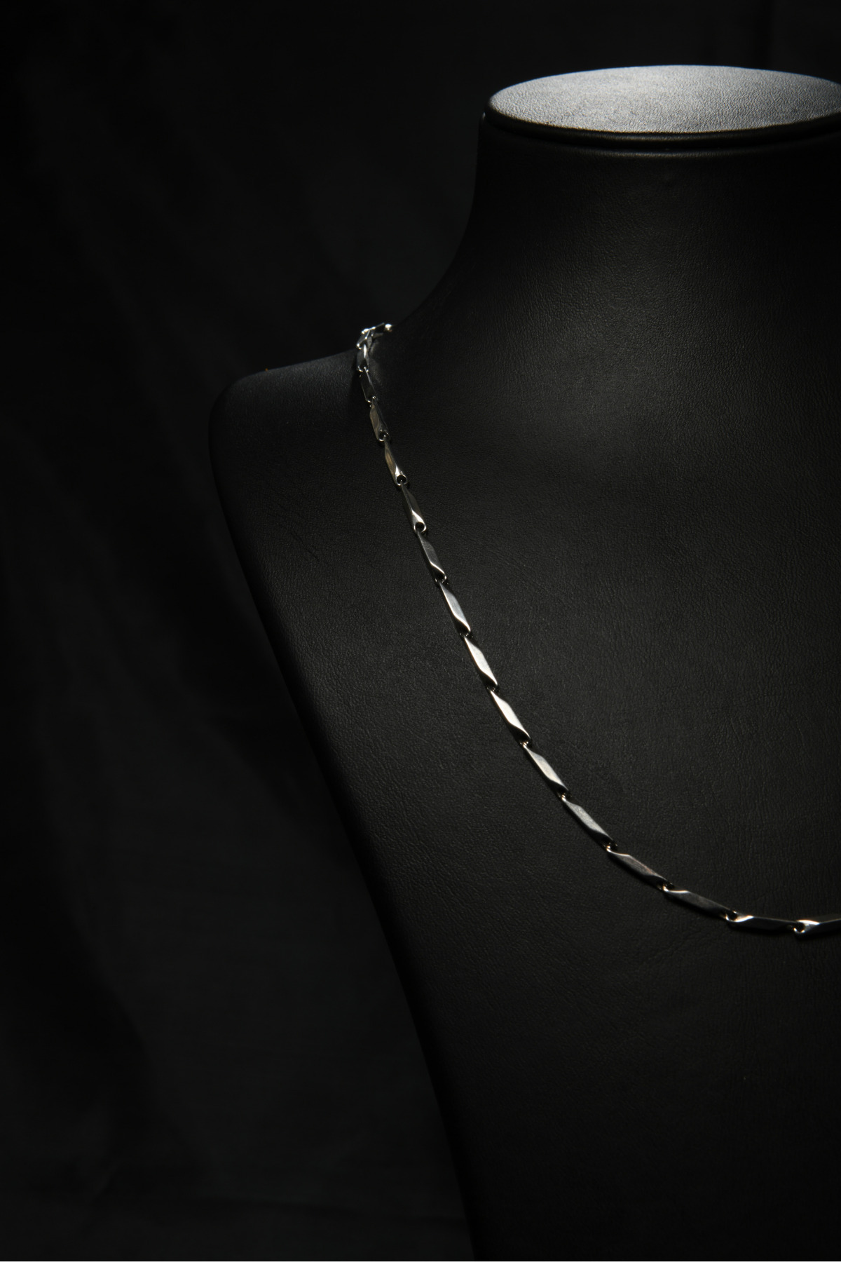 Kibrit Model Unisex Çelik Zincir Kolye 2 mm