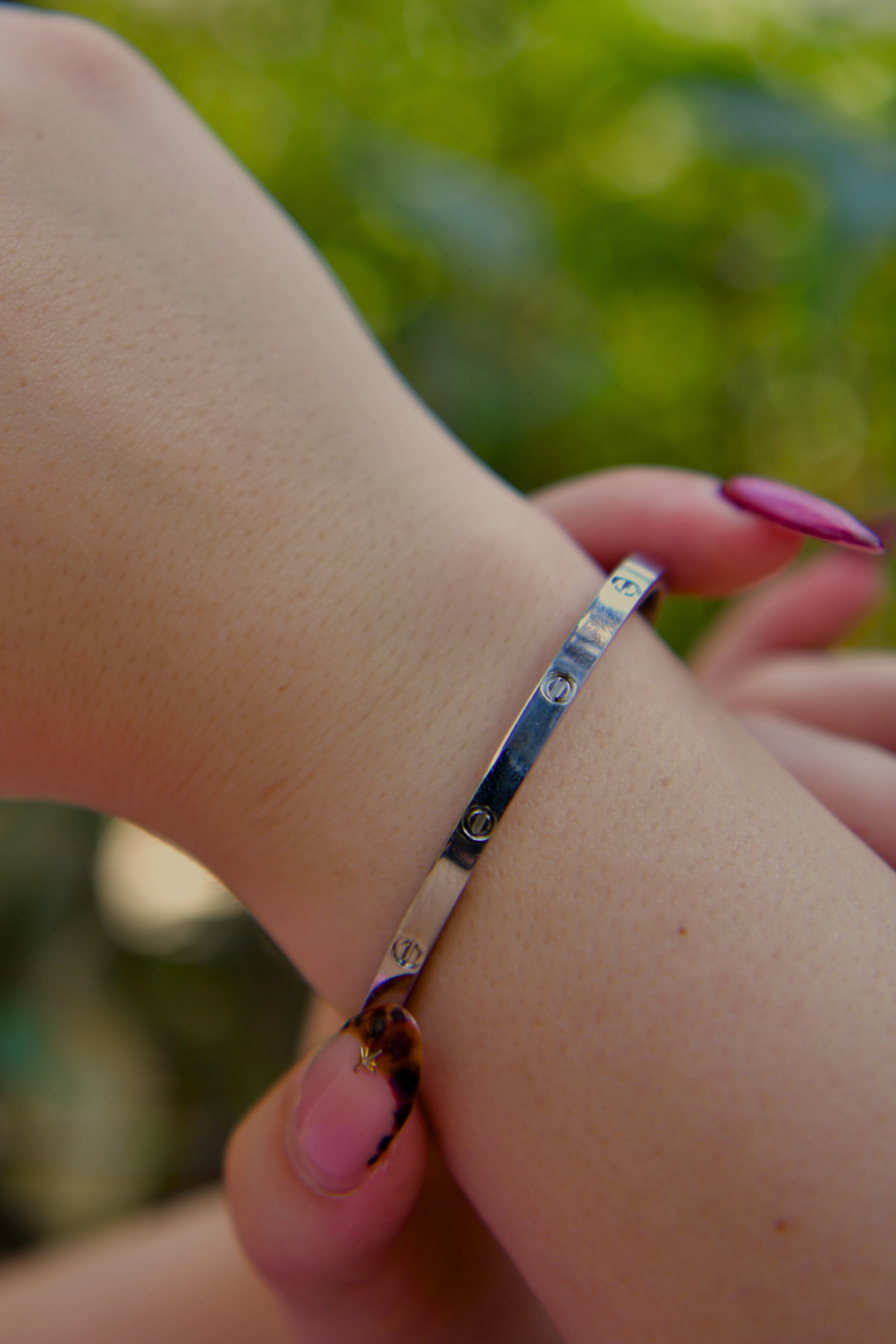 Vida Desenli Taşsız Kelepçe