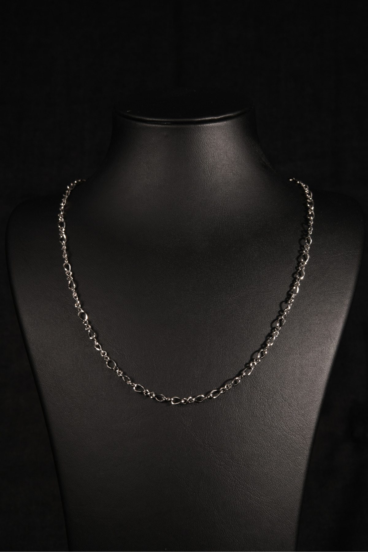 Minimal 2 Küçük 1 Büyük Sıralı Halka Model Erkek Çelik Zincir Kolye 3mm